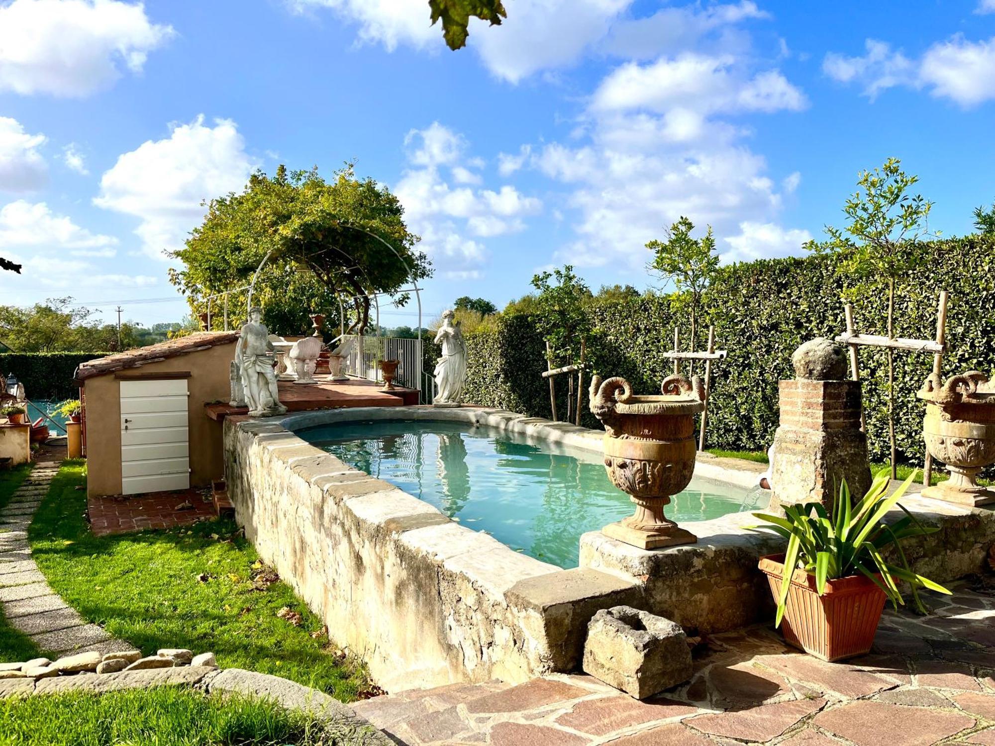 Ninfeo Dell' Arancera Bed & Breakfast Calci Bagian luar foto